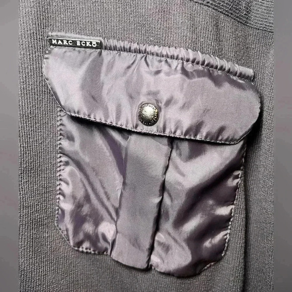 Marc Ecko Cut & Sew Mens Elbow Patch Deadly Threads Tweed Jacket Sz. XL - Picture 6 of 8